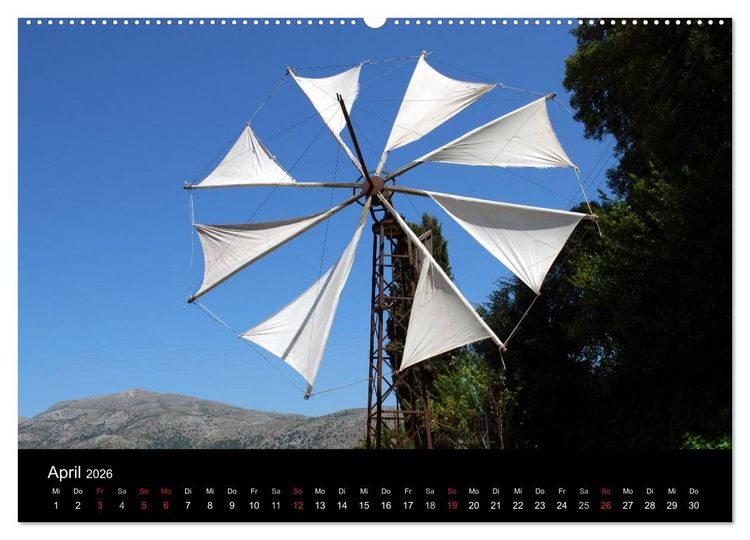 Produktbild: Griechenland - Insel Kreta (Wandkalender 2026 DIN A2 quer), CALVENDO Monatskalender
