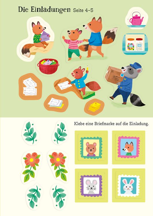 Produktbild: Mein Immer-wieder-Stickerbuch: Oma Dachs feiert Geburtstag