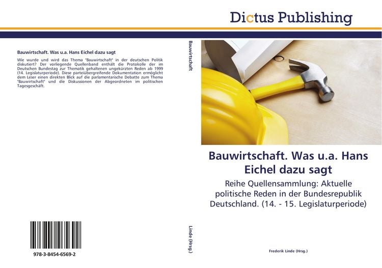 Produktbild: Bauwirtschaft. Was u.a. Hans Eichel dazu sagt