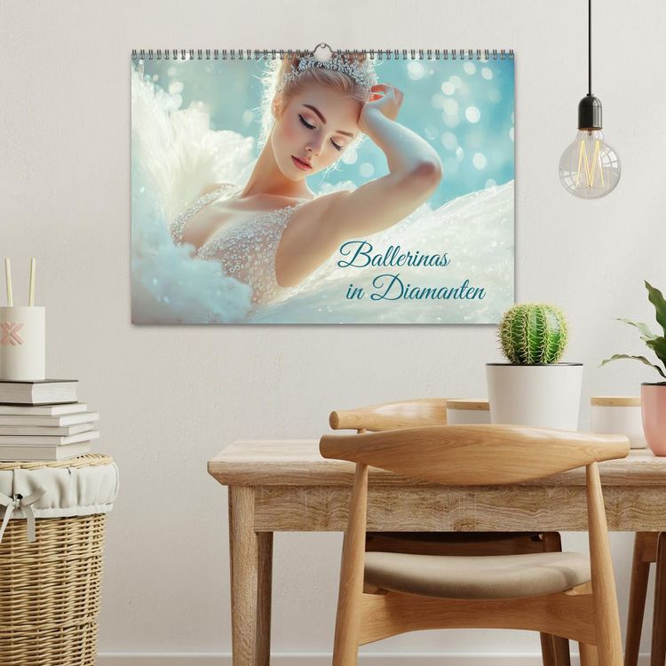 Produktbild: Ballerinas in Diamanten (Wandkalender 2026 DIN A3 quer), CALVENDO Monatskalender