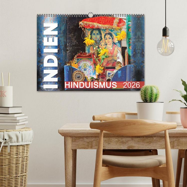 Produktbild: Indien - Hinduismus (Wandkalender 2026 DIN A3 quer), CALVENDO Monatskalender