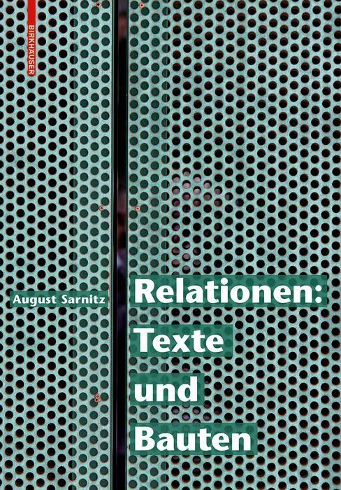 Produktbild: Relationen: Texte und Bauten