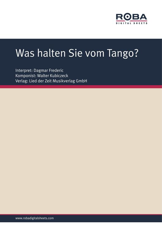 Produktbild: Was halten Sie vom Tango?