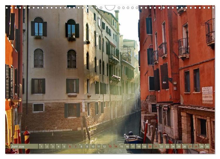 Produktbild: Venedig - Die Lagunenstadt (Wandkalender 2026 DIN A3 quer), CALVENDO Monatskalender