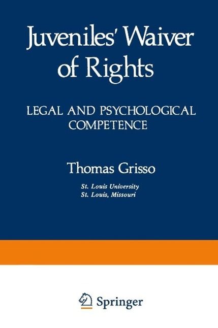 Produktbild: Juveniles' Waiver of Rights