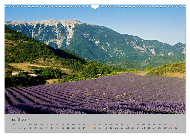 Produktbild: Le Mont Ventoux Le g&eacute;ant de Provence (Calendrier mural 2026 DIN A3 vertical), CALVENDO calendrier mensuel