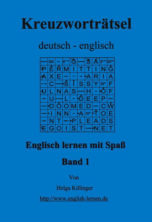 Produktbild: Englisch lernen mit Spa&szlig;. Kreuzwortr&auml;tsel deutsch-englisch