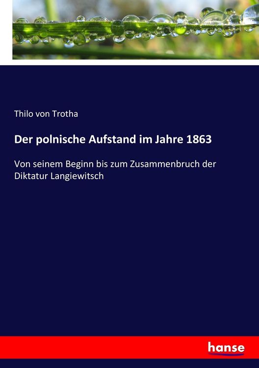 Produktbild: Der polnische Aufstand im Jahre 1863