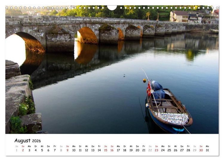 Produktbild: Camino Portugues - Jakobsweg (Wandkalender 2026 DIN A3 quer), CALVENDO Monatskalender