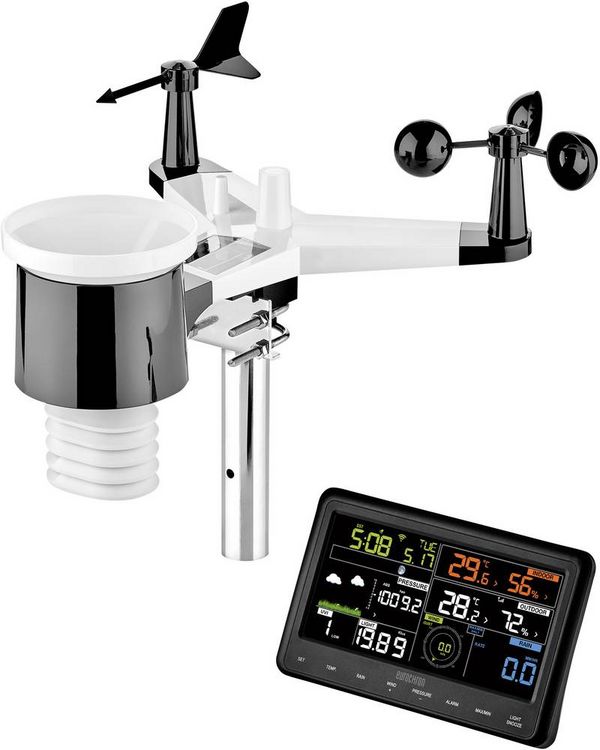 Produktbild: Eurochron EFWS 2900 Funk-Wetterstation Vorhersage f&uuml;r 12 bis 24 Stunden