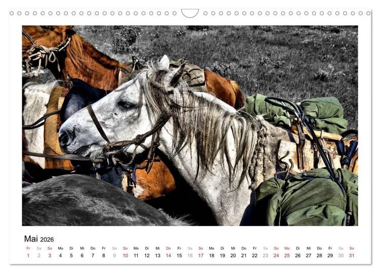Produktbild: Mongolei &ndash; Mit anderen Augen (Wandkalender 2026 DIN A3 quer), CALVENDO Monatskalender