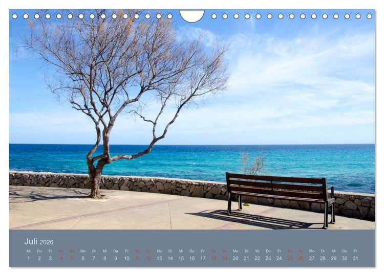 Produktbild: Tag am Meer (Wandkalender 2026 DIN A4 quer), CALVENDO Monatskalender