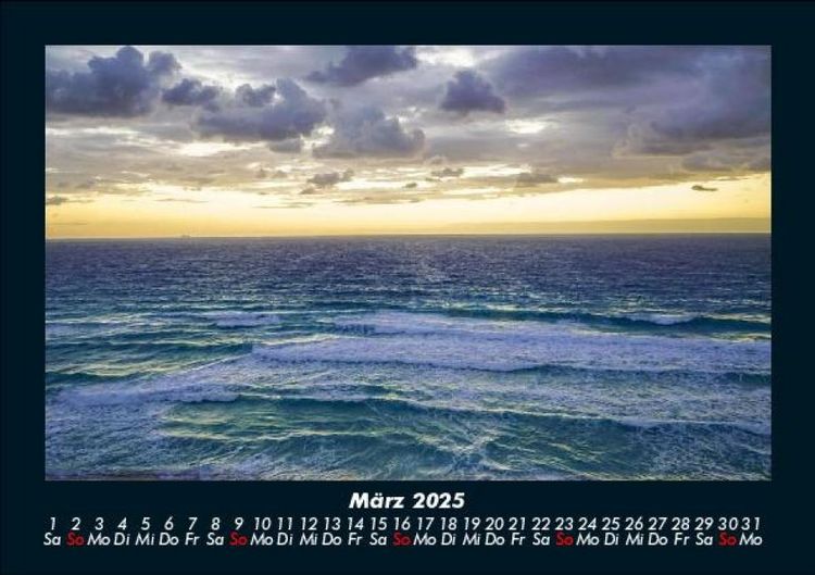 Produktbild: Meereslandschaften 2025 Fotokalender DIN A5