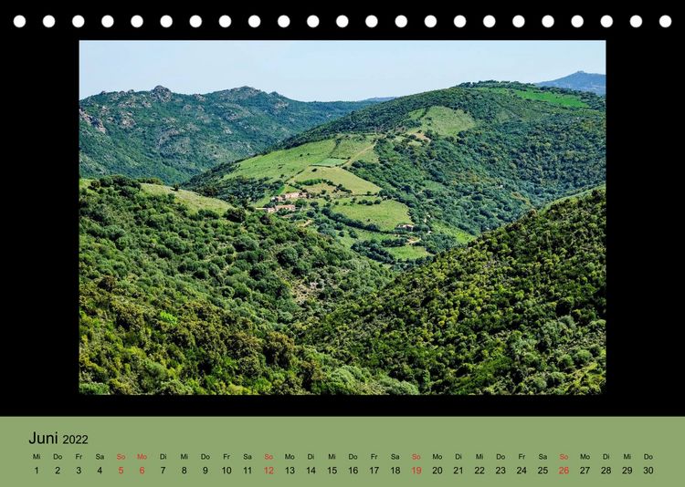 Produktbild: Sardische Landschaften (Tischkalender 2022 DIN A5 quer)