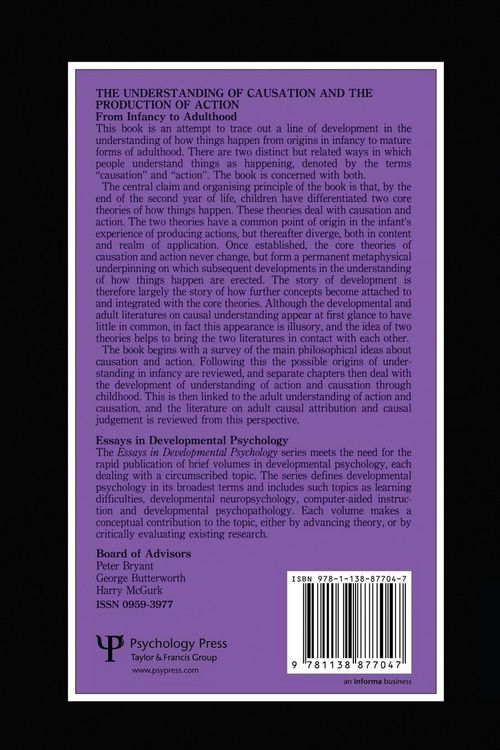 Produktbild: The Understanding of Causation and the Production of Action
