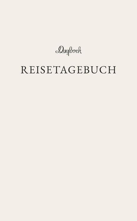 Produktbild: Reisetagebuch