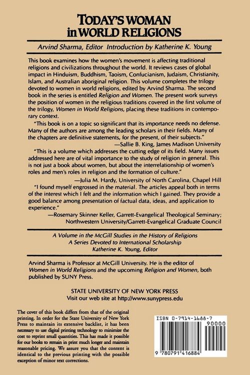 Produktbild: Today's Woman in World Religions