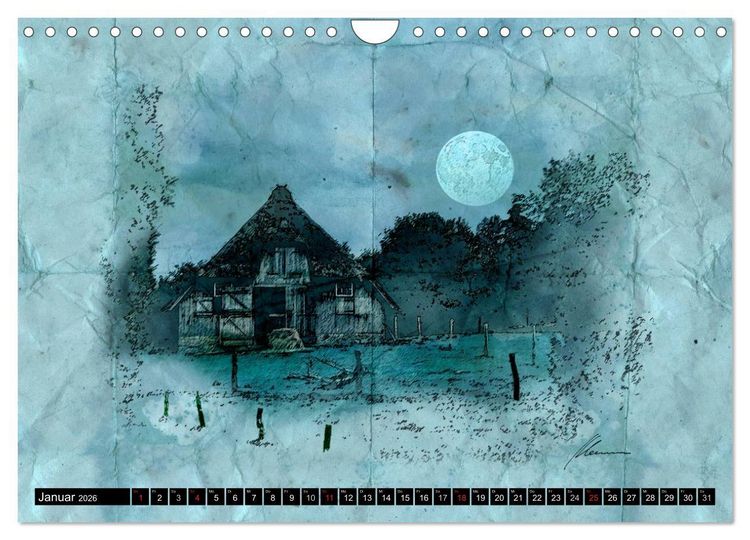 Produktbild: L&uuml;neburger Skizzen (Wandkalender 2026 DIN A4 quer), CALVENDO Monatskalender