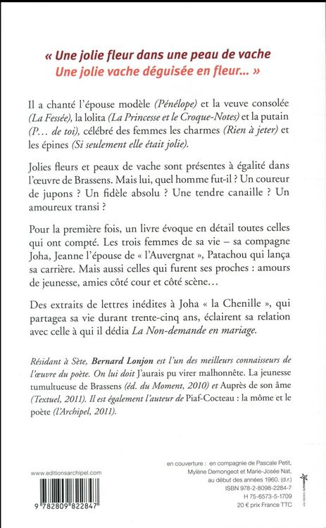 Produktbild: Georges Brassens : les jolies fleurs et les peaux de vache