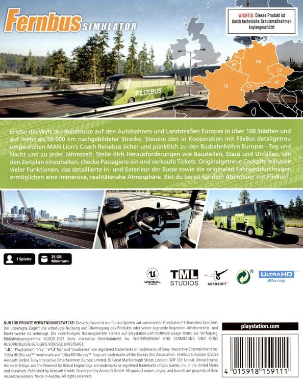 Produktbild: Fernbus Simulator