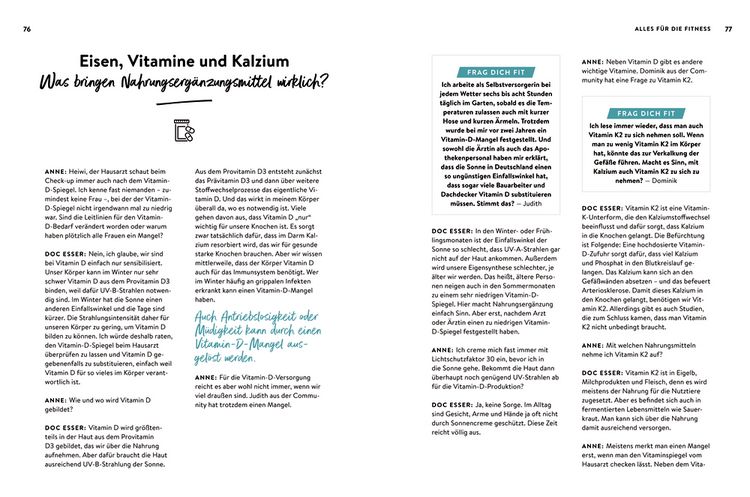 Produktbild: Frag dich fit - Die besten Tipps & Rezepte ... (Doc Esser)