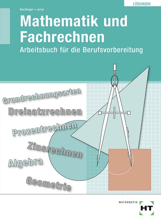 Produktbild: &Uuml;bungsbuch mit eingetragenen L&ouml;sungen Mathematik und Fachrechnen