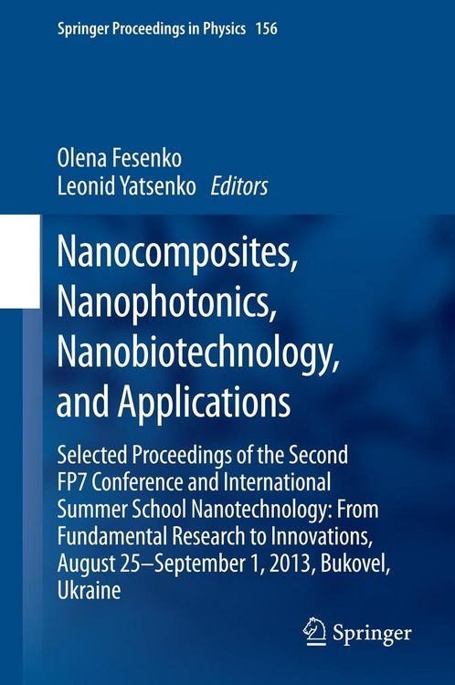 Produktbild: Nanocomposites, Nanophotonics, Nanobiotechnology, and Applications