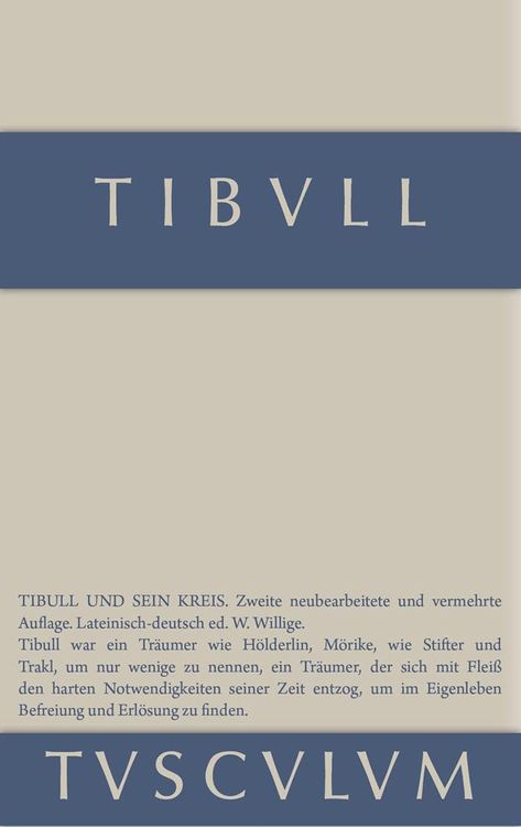 Produktbild: Tibull und sein Kreis