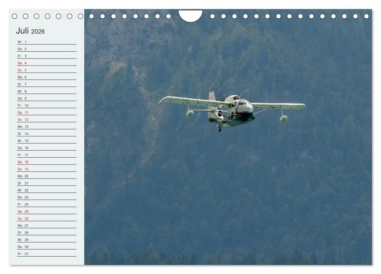 Produktbild: Faszination Wasserflugzeuge (Wandkalender 2026 DIN A4 quer), CALVENDO Monatskalender