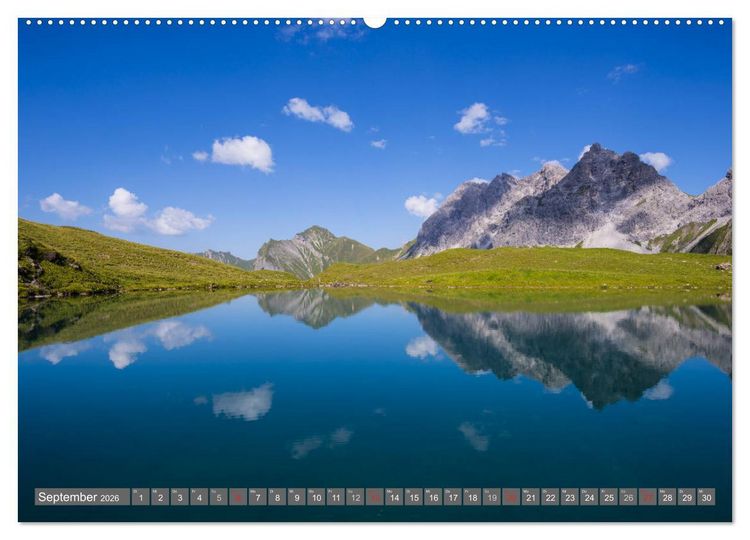 Produktbild: Wanderziele rund um Oberstdorf (hochwertiger Premium Wandkalender 2026 DIN A2 quer), Kunstdruck in Hochglanz