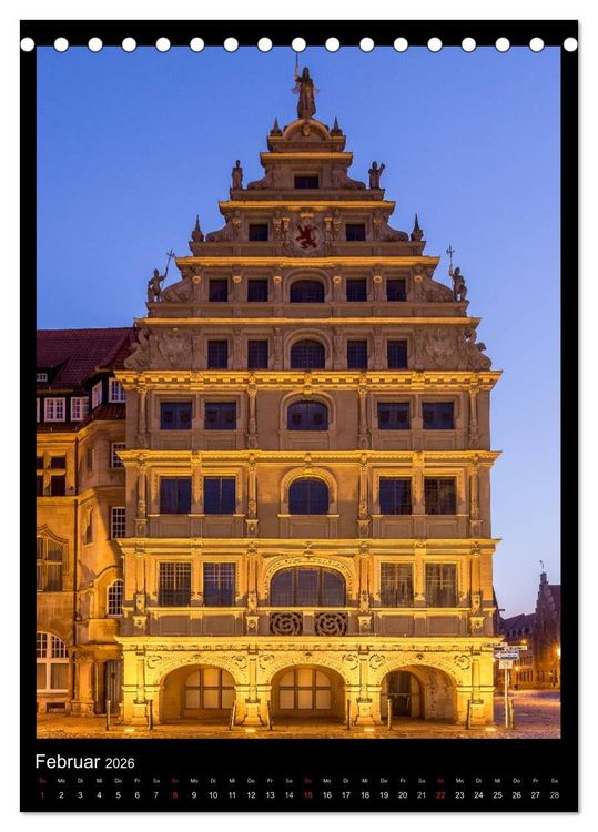 Produktbild: Braunschweig im sch&ouml;nsten Licht (Tischkalender 2026 DIN A5 hoch), CALVENDO Monatskalender