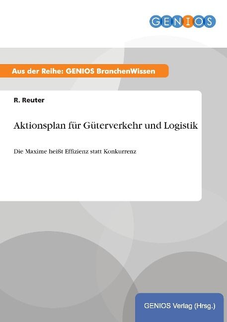 Produktbild: Aktionsplan f&uuml;r G&uuml;terverkehr und Logistik