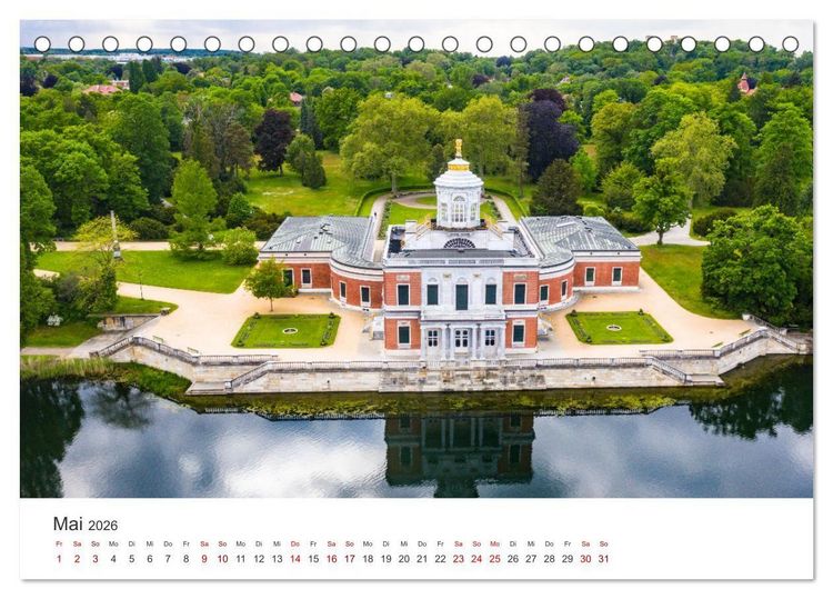 Produktbild: Potsdam - UNESCO Weltkulturerbe und Stadt der Schl&ouml;sser und G&auml;rten (Tischkalender 2026 DIN A5 quer), CALVENDO Monatskalender