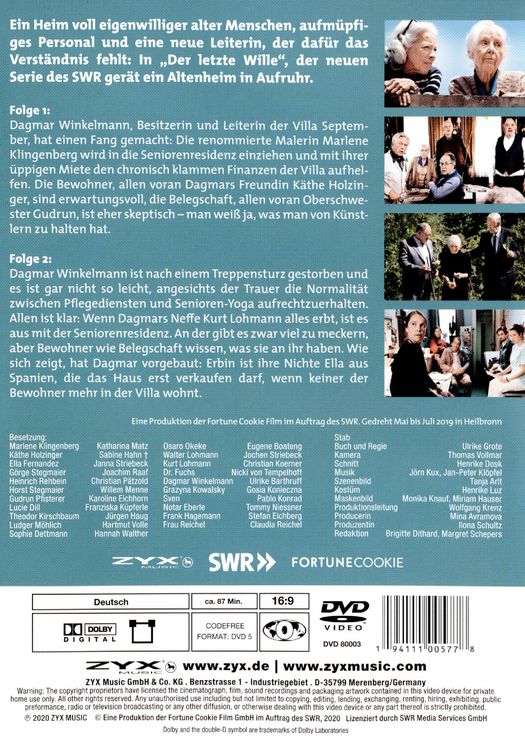 Produktbild: Der letzte Wille - Folge 1 & 2
