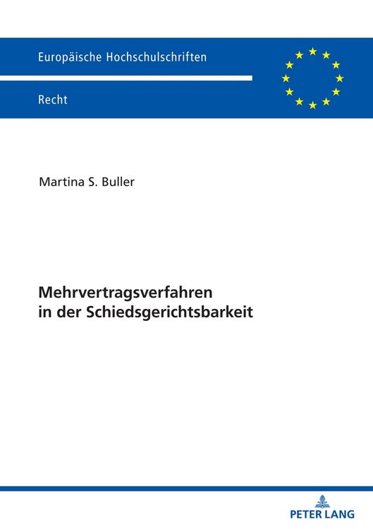 Produktbild: Mehrvertragsverfahren in der Schiedsgerichtsbarkeit