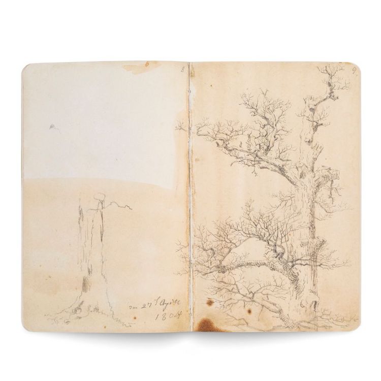 Produktbild: Caspar David Friedrich. Karlsruher Skizzenbuch (Schmuckausgabe)