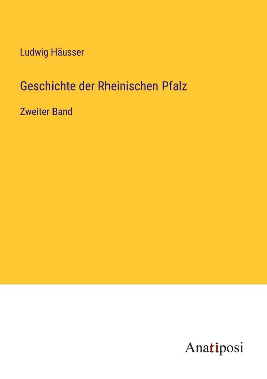 Produktbild: Geschichte der Rheinischen Pfalz