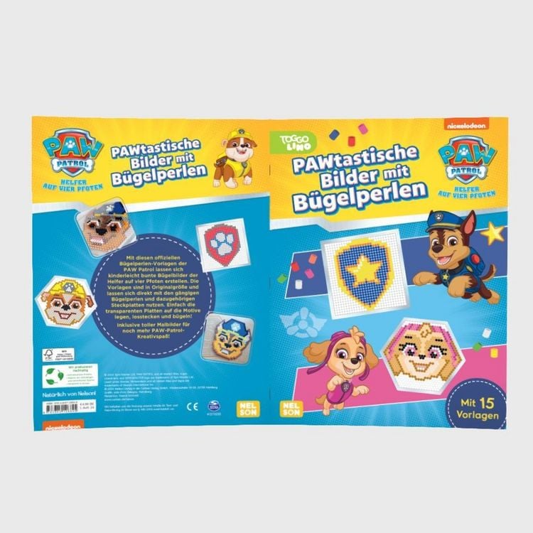 Produktbild: PAW Patrol Mitmachbuch: PAWtastische Bilder mit B&uuml;gelperlen