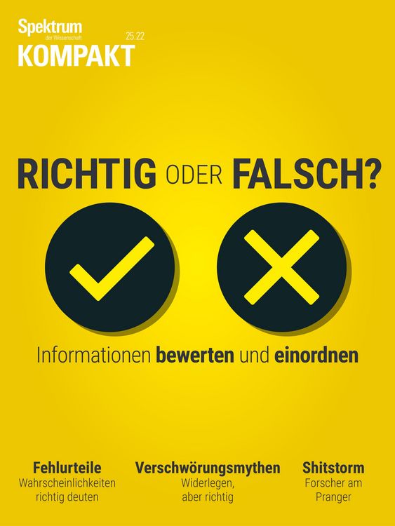 Produktbild: Spektrum Kompakt - Richtig oder falsch?