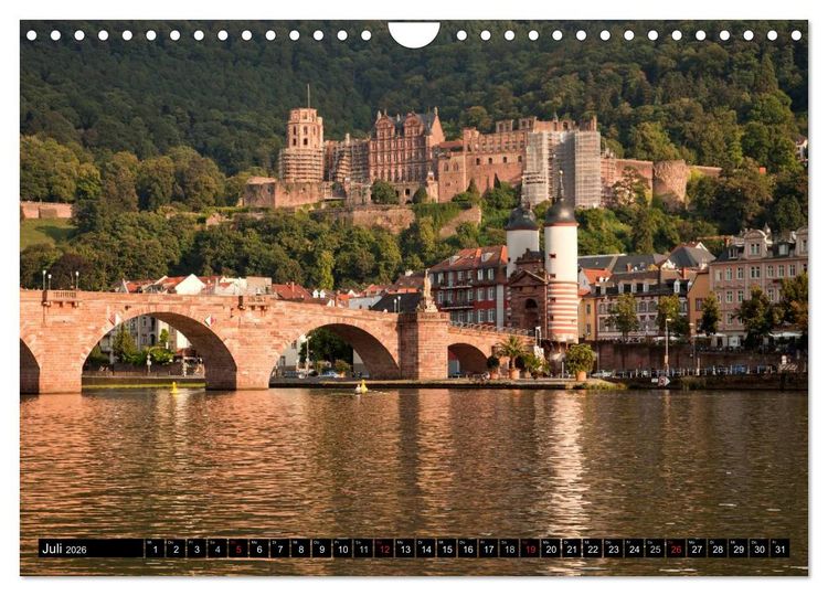 Produktbild: Baden-W&uuml;rttemberg (Wandkalender 2026 DIN A4 quer), CALVENDO Monatskalender