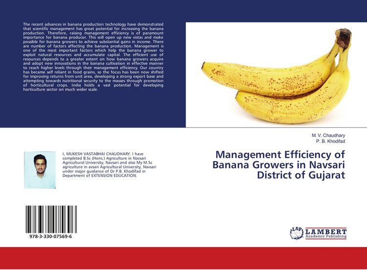Produktbild: Management Efficiency of Banana Growers in Navsari District of Gujarat
