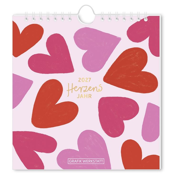 Produktbild: Postkartenkalender 2027 Herzensjahr