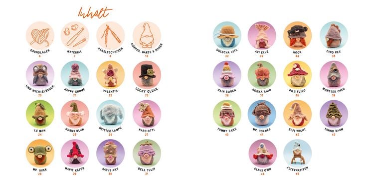 Produktbild: Mini-Amigurumis &ndash; S&uuml;&szlig;e Wichtel