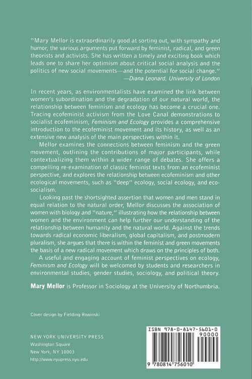 Produktbild: Feminism and Ecology