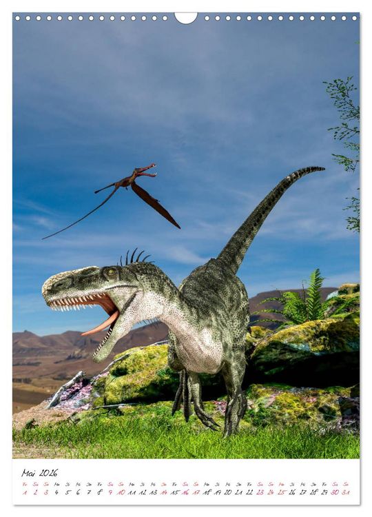 Produktbild: Dinosaurier aus der Vergangenheit (Wandkalender 2026 DIN A3 hoch), CALVENDO Monatskalender