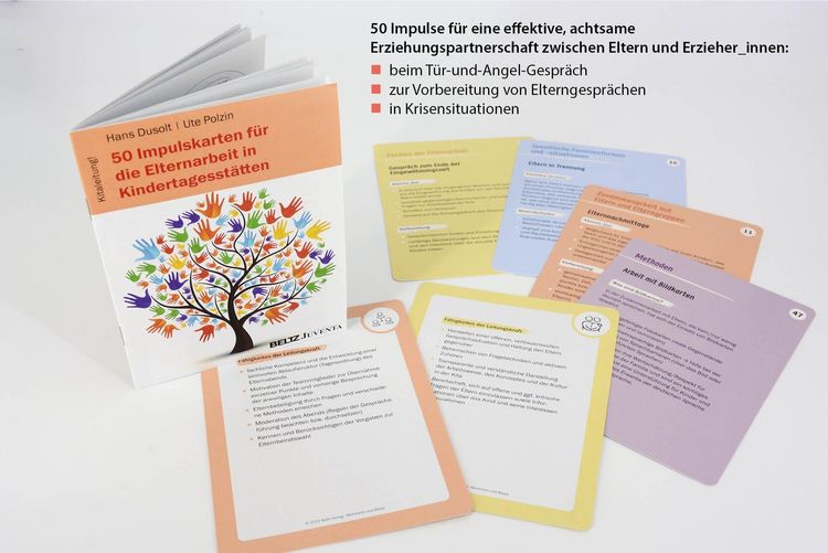 Produktbild: 50 Impulskarten f&uuml;r die Elternarbeit in Kindertagesst&auml;tten