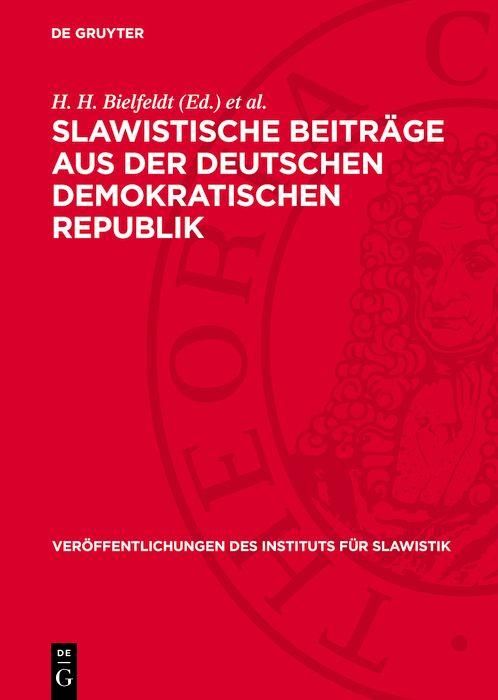Produktbild: Slawistische Beitr&auml;ge aus der Deutschen Demokratischen Republik