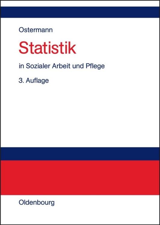 Produktbild: Statistik in Sozialer Arbeit und Pflege
