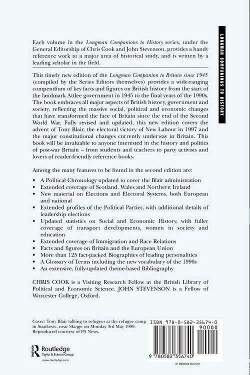 Produktbild: Longman Companion to Britain since 1945