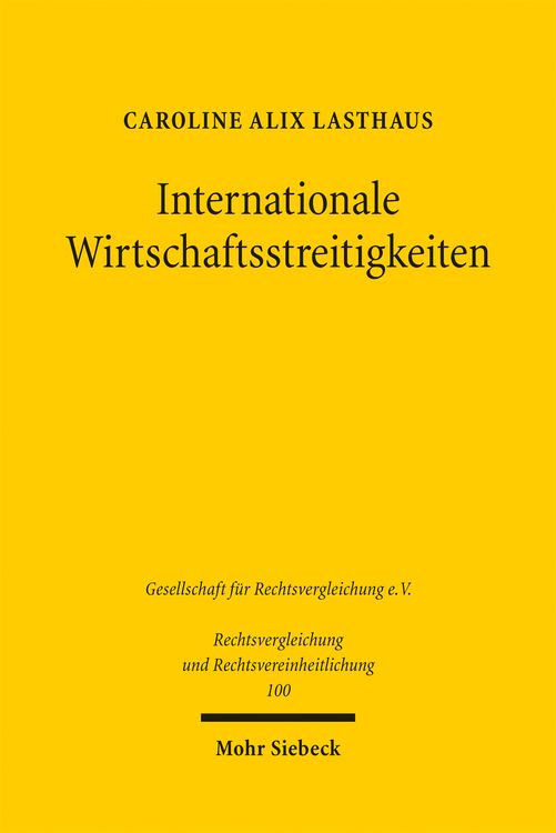 Produktbild: Internationale Wirtschaftsstreitigkeiten